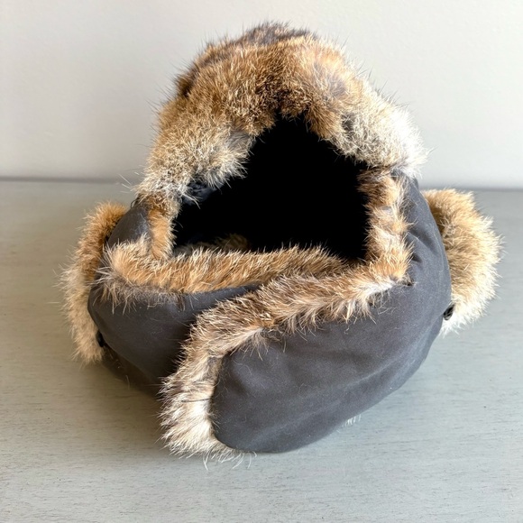 Weatherproof Kids Bomber Tapper Hat Rabbit Fur-Lined Trapper YOUTH Medium - Picture 5 of 12